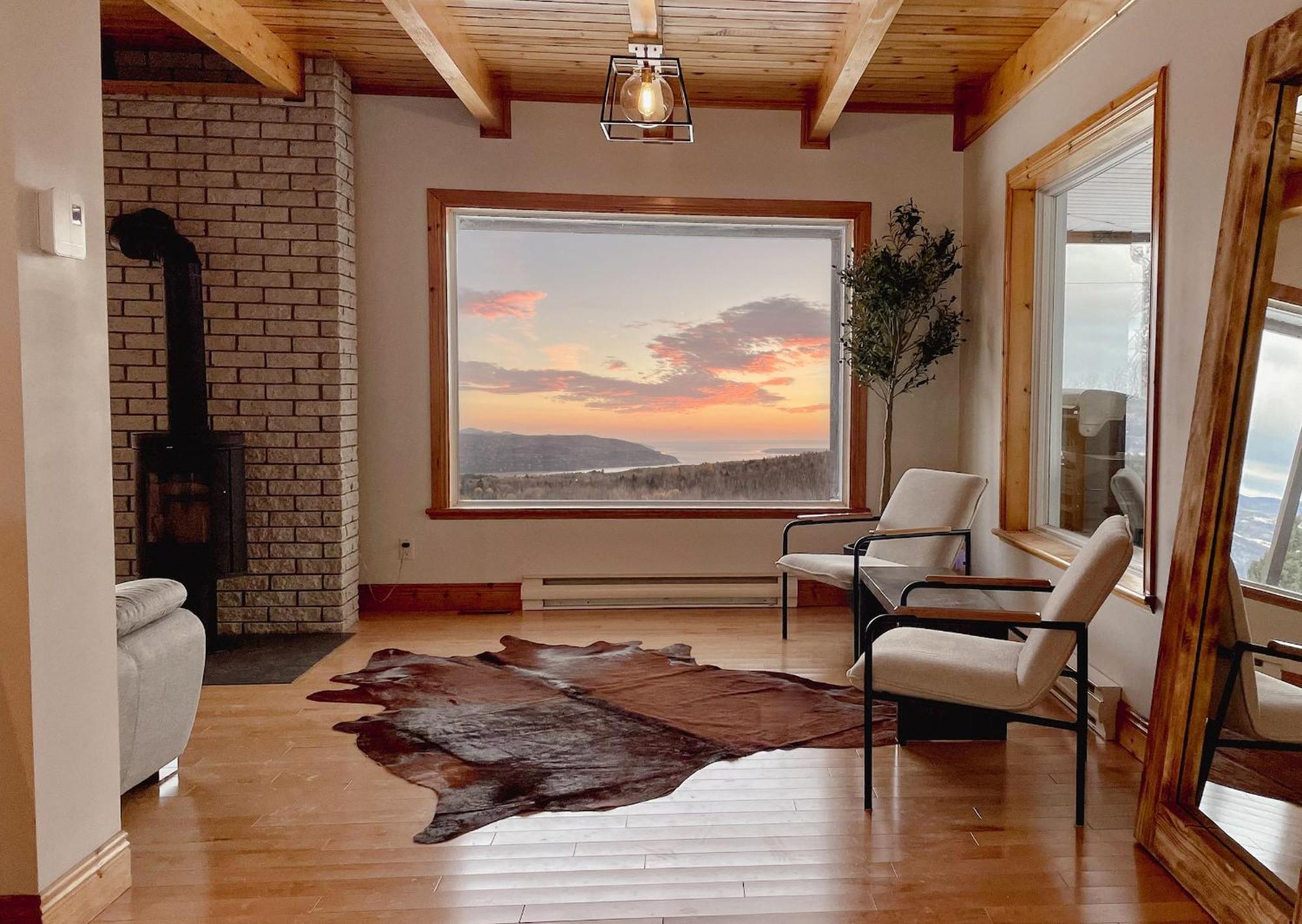 Gorgeous View 10 Min To Massif Hot Tub And Garage Villa Baie-Saint-Paul Eksteriør bilde